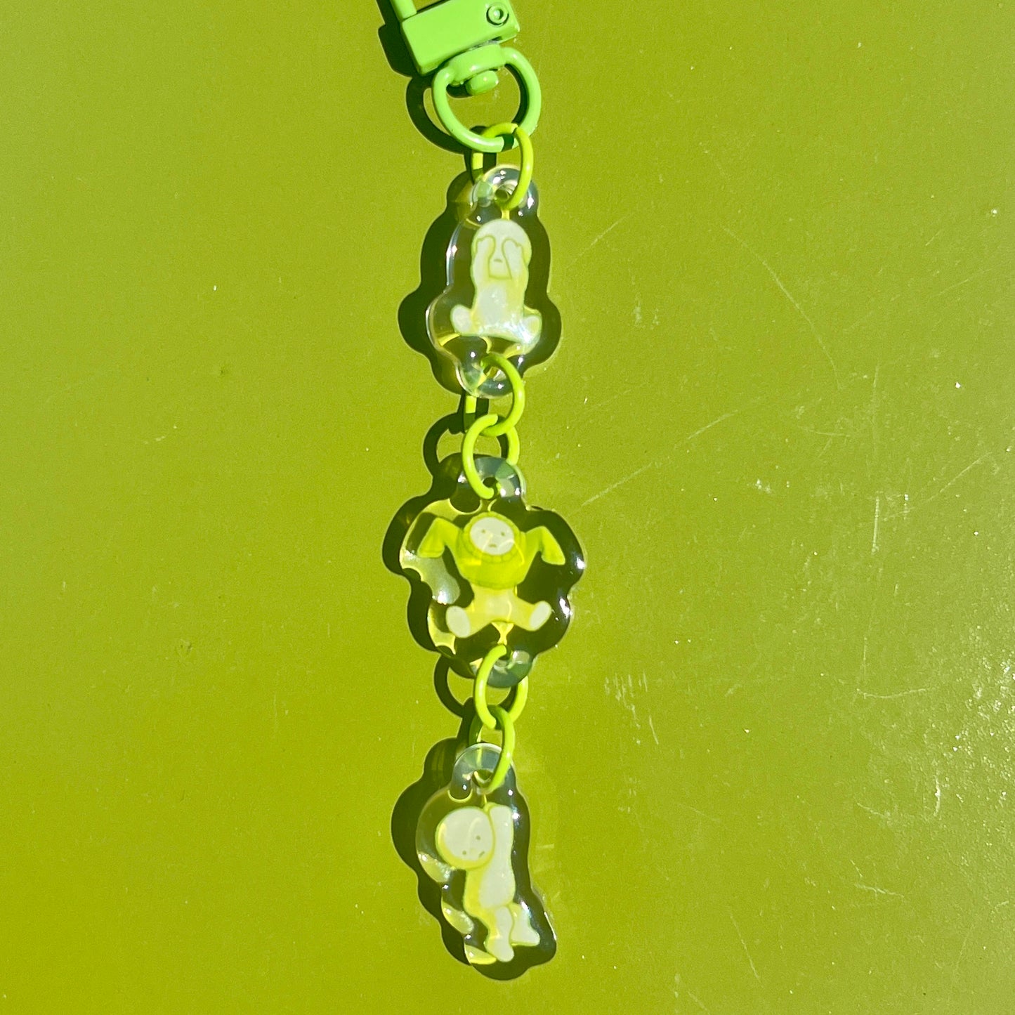 tiny smiski keychain