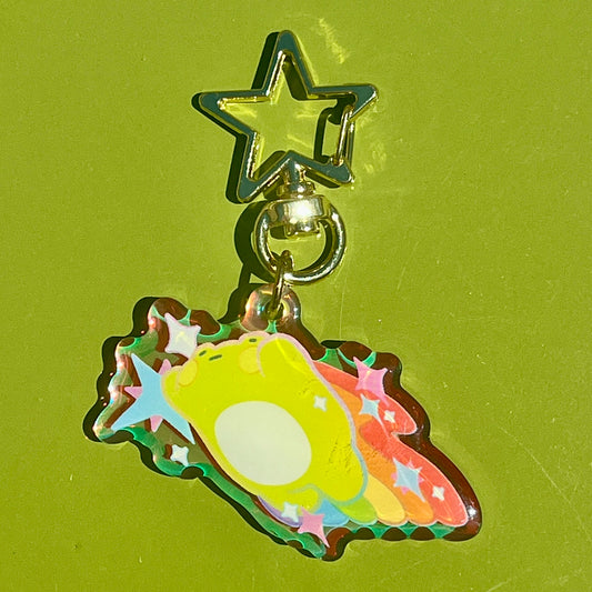 froggy pride keychain