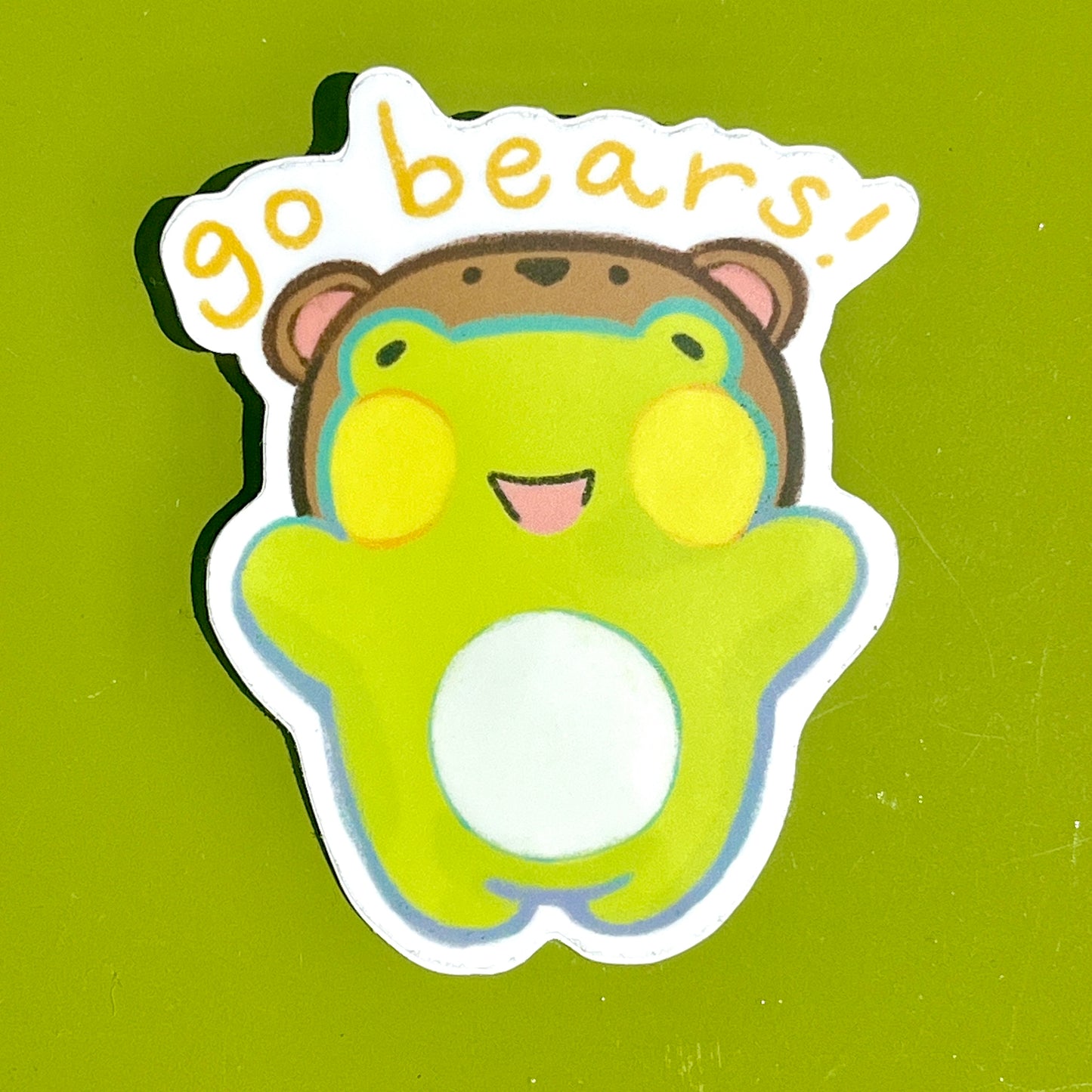 froggy go bears sticker