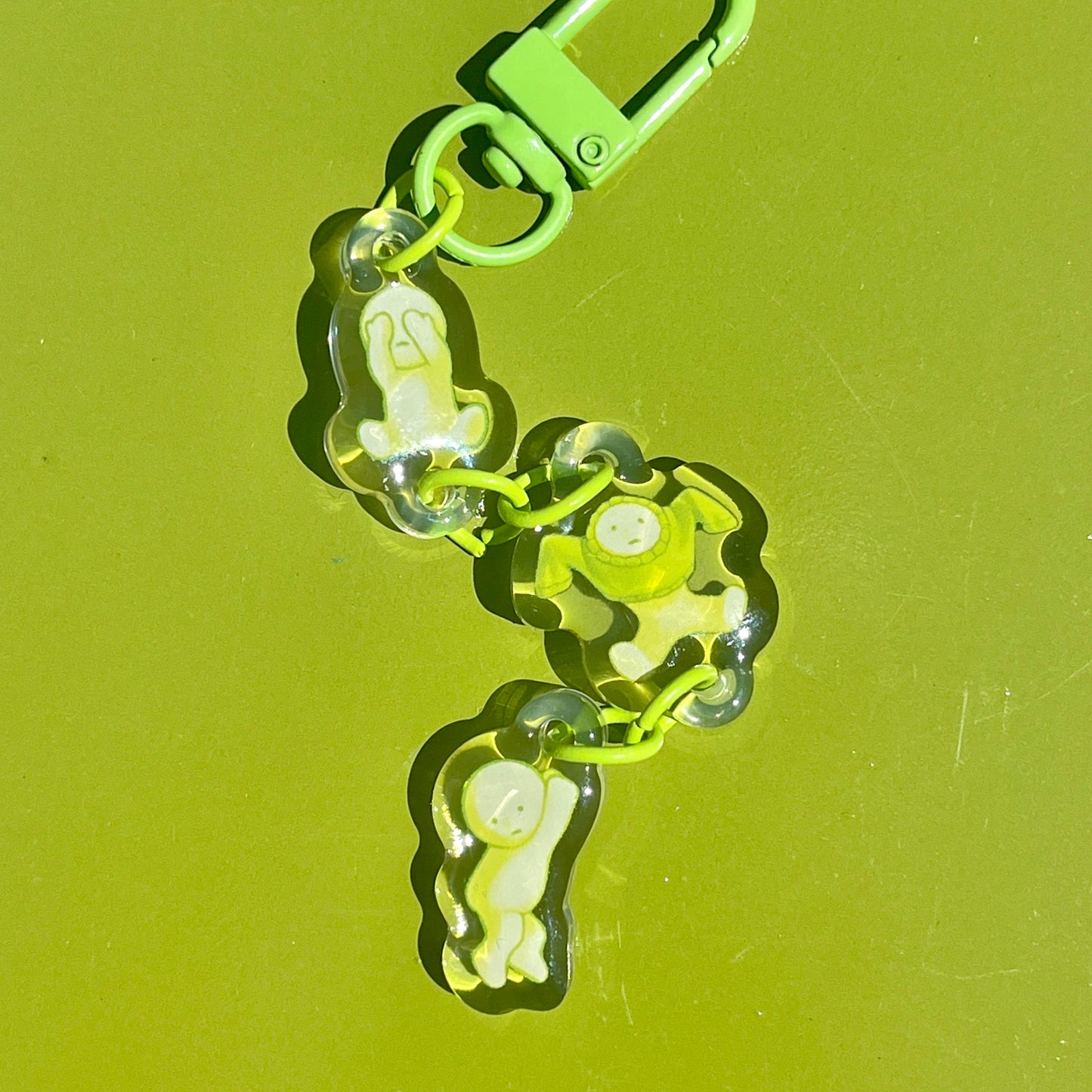 tiny smiski keychain