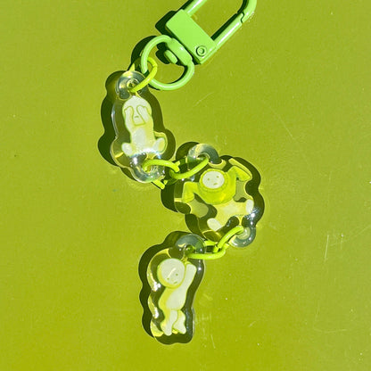 tiny smiski keychain