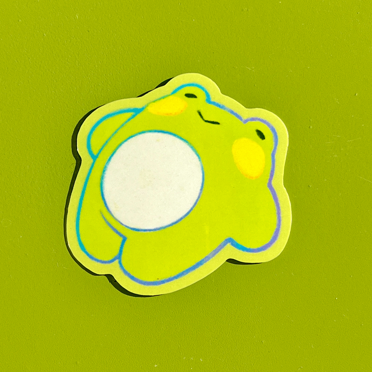 lying froggy sticker