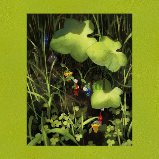 pikmin art print (8 x 10")