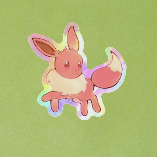 holographic eeveelution stickers