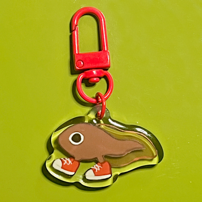 tadpole in shoes charm